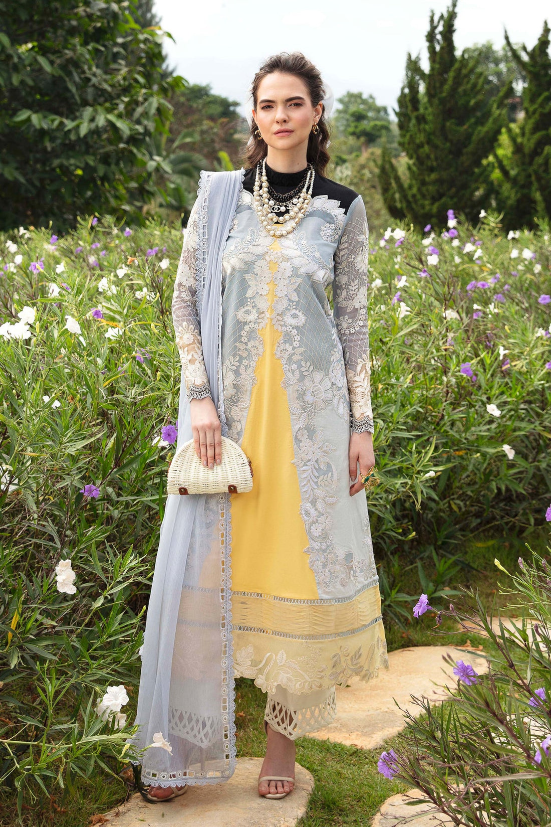 Sable Vogue | Luxury Lawn 24 | Leena - Khanumjan  Pakistani Clothes and Designer Dresses in UK, USA 