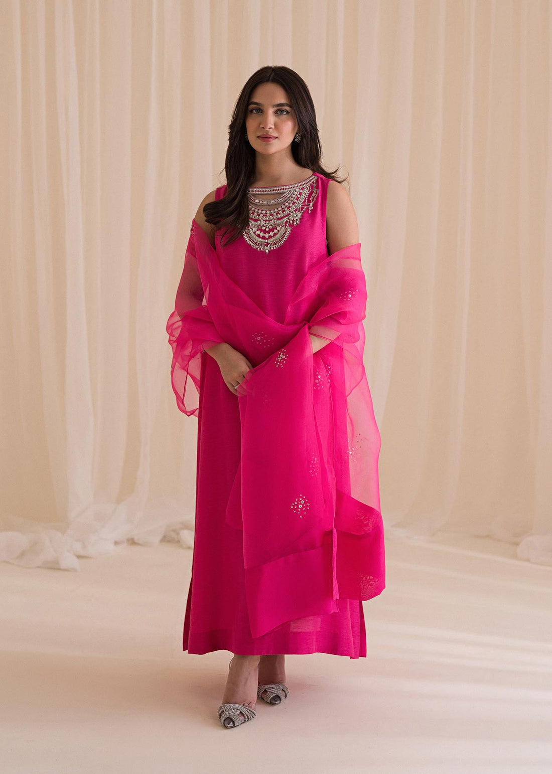 Sadaf Fawad Khan | Lyla Festive Pret | Vantine Fuchsia - Khanumjan  Pakistani Clothes and Designer Dresses in UK, USA 