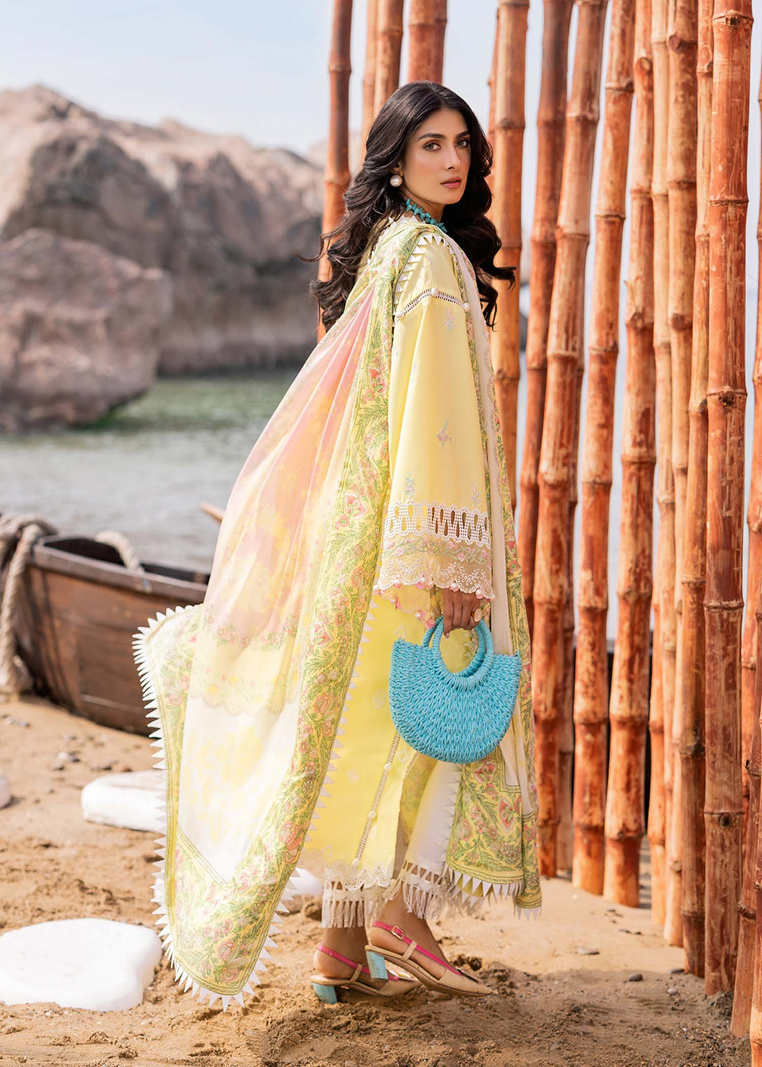 Sadaf Fawad Khan | Siraa Luxury Lawn 24| Amani (A) - Khanumjan  Pakistani Clothes and Designer Dresses in UK, USA 