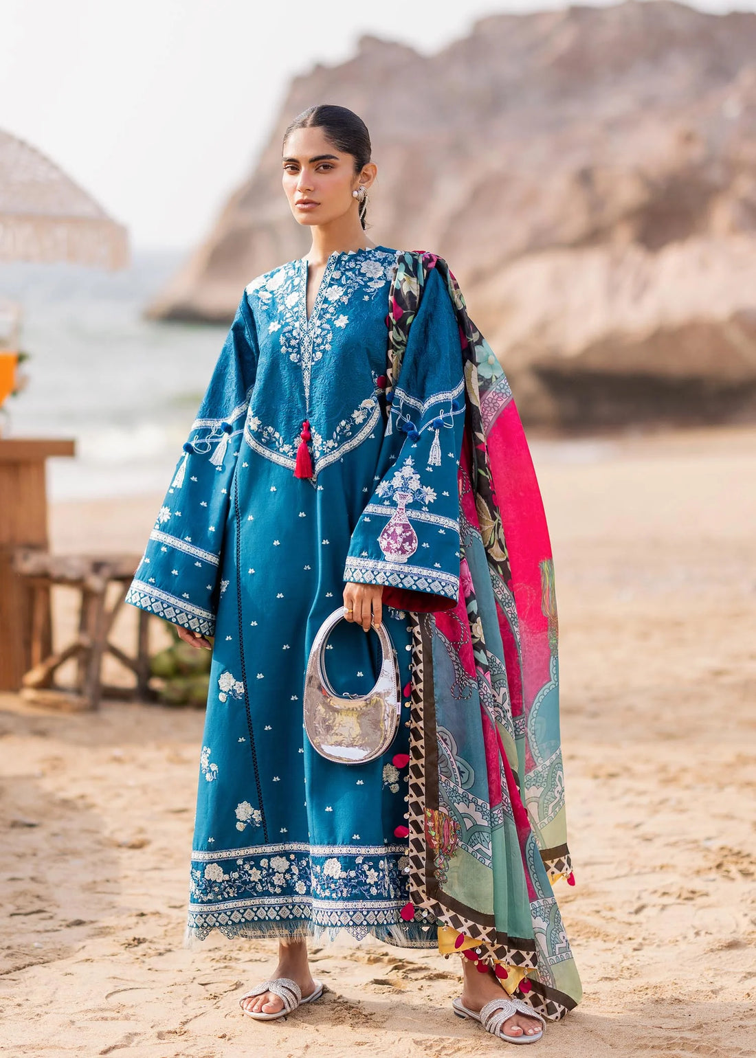 Sadaf Fawad Khan | Siraa Luxury Lawn 24| Eira (B) - Khanumjan  Pakistani Clothes and Designer Dresses in UK, USA 