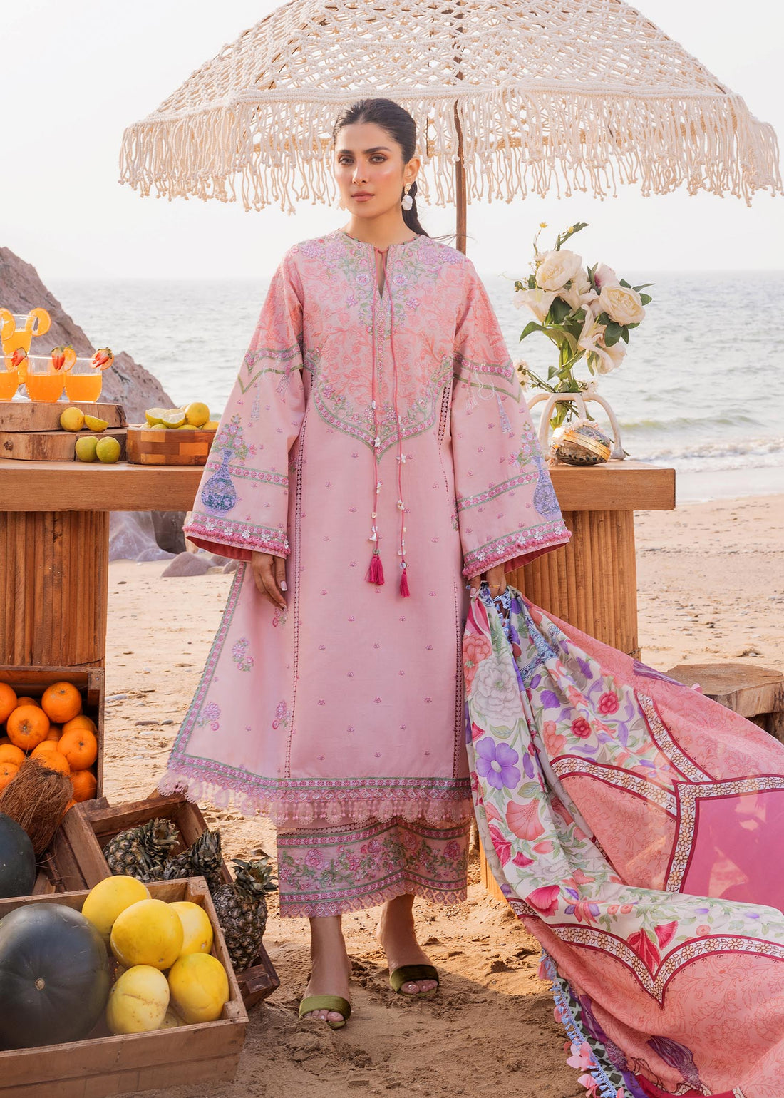 Sadaf Fawad Khan | Siraa Luxury Lawn 24| Eira (A) - Khanumjan  Pakistani Clothes and Designer Dresses in UK, USA 