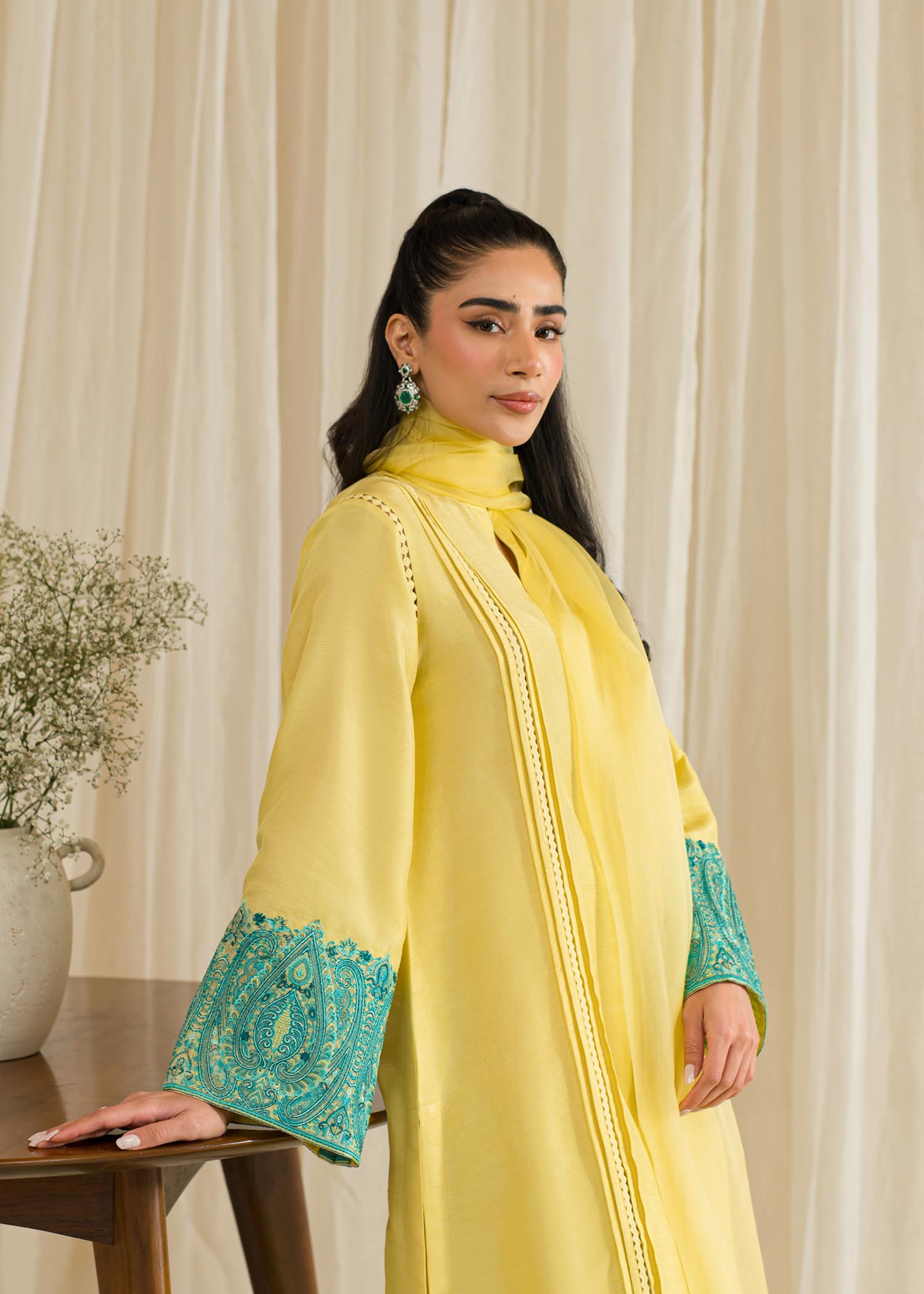 Sadaf Fawad Khan | Eid Pret 24 | Naz - Khanumjan  Pakistani Clothes and Designer Dresses in UK, USA 