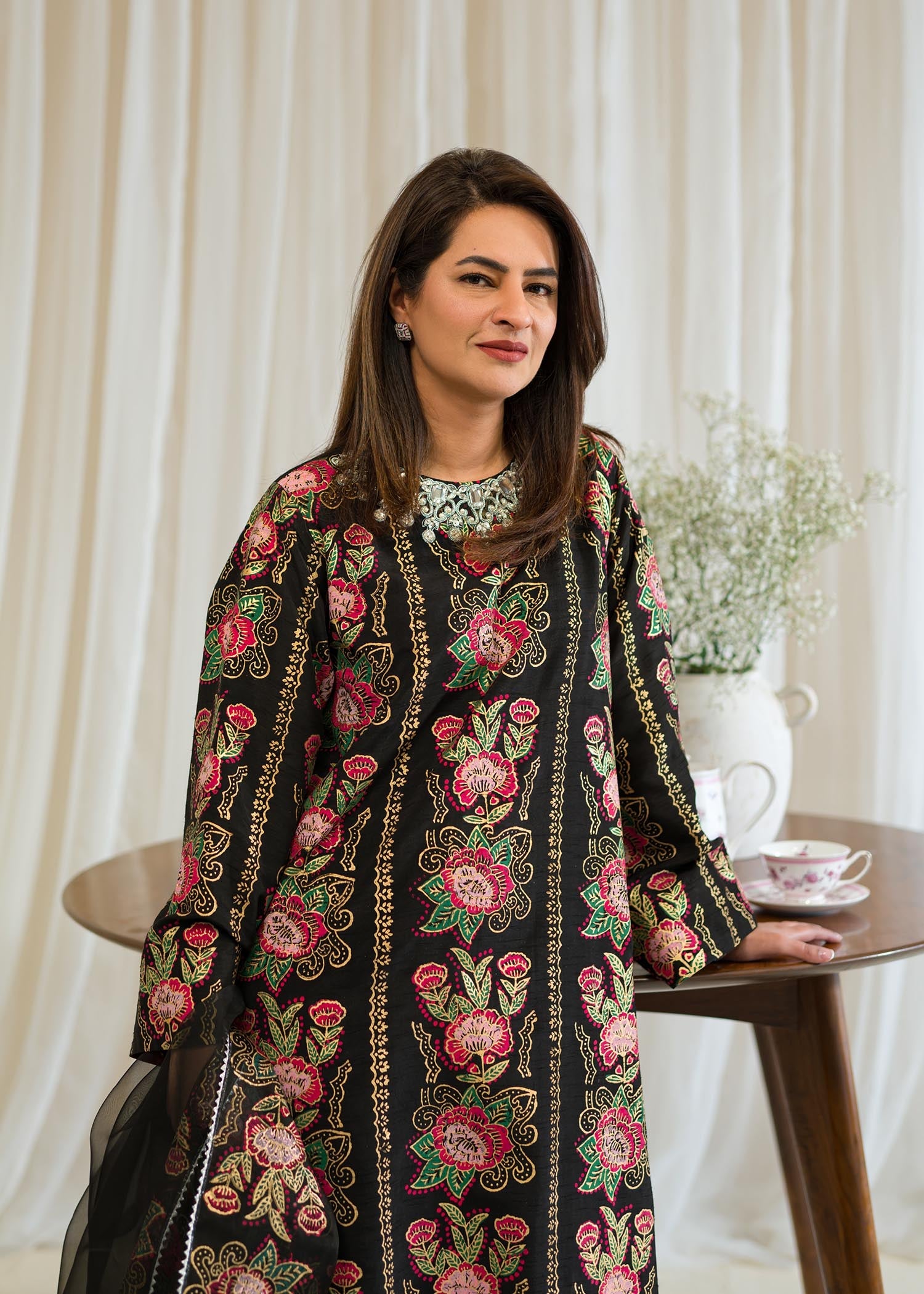 Sadaf Fawad Khan | Eid Pret 24 | Zaria - Khanumjan  Pakistani Clothes and Designer Dresses in UK, USA 