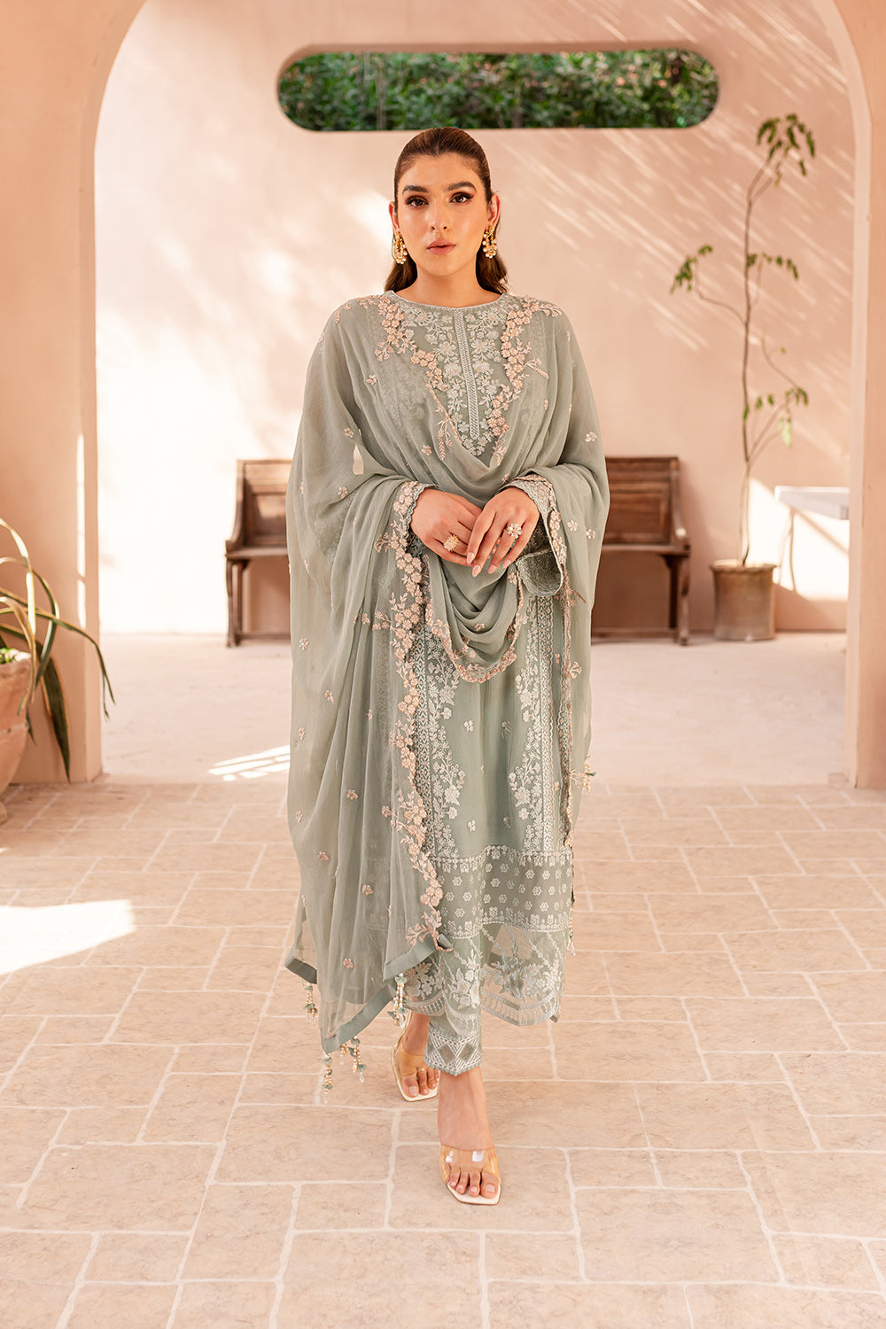 Azure | Ensembles Embroidered Formals | Sage Serenity - Khanumjan  Pakistani Clothes and Designer Dresses in UK, USA 