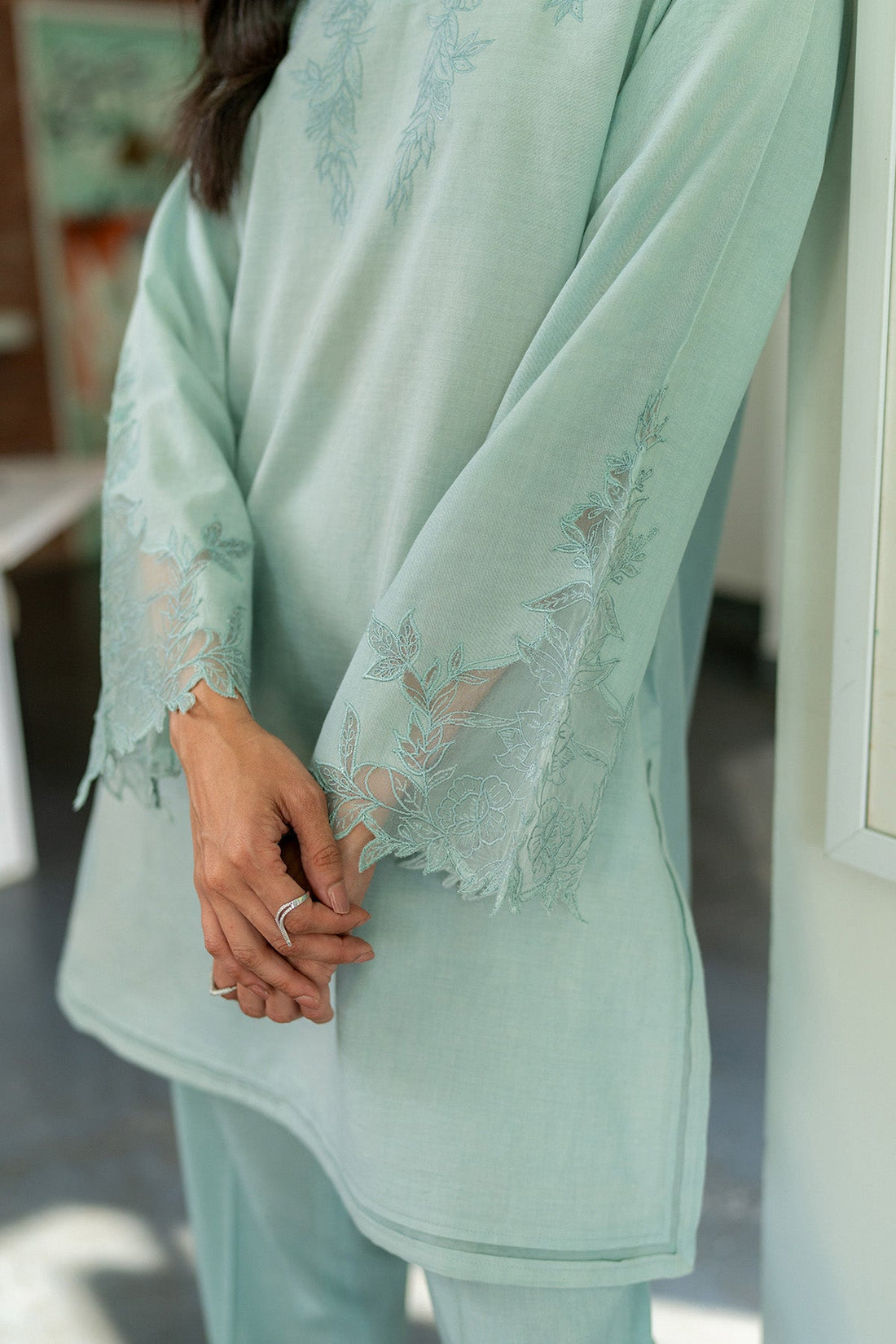 Sahar | Luxe Ready to Wear |  Mint Splash