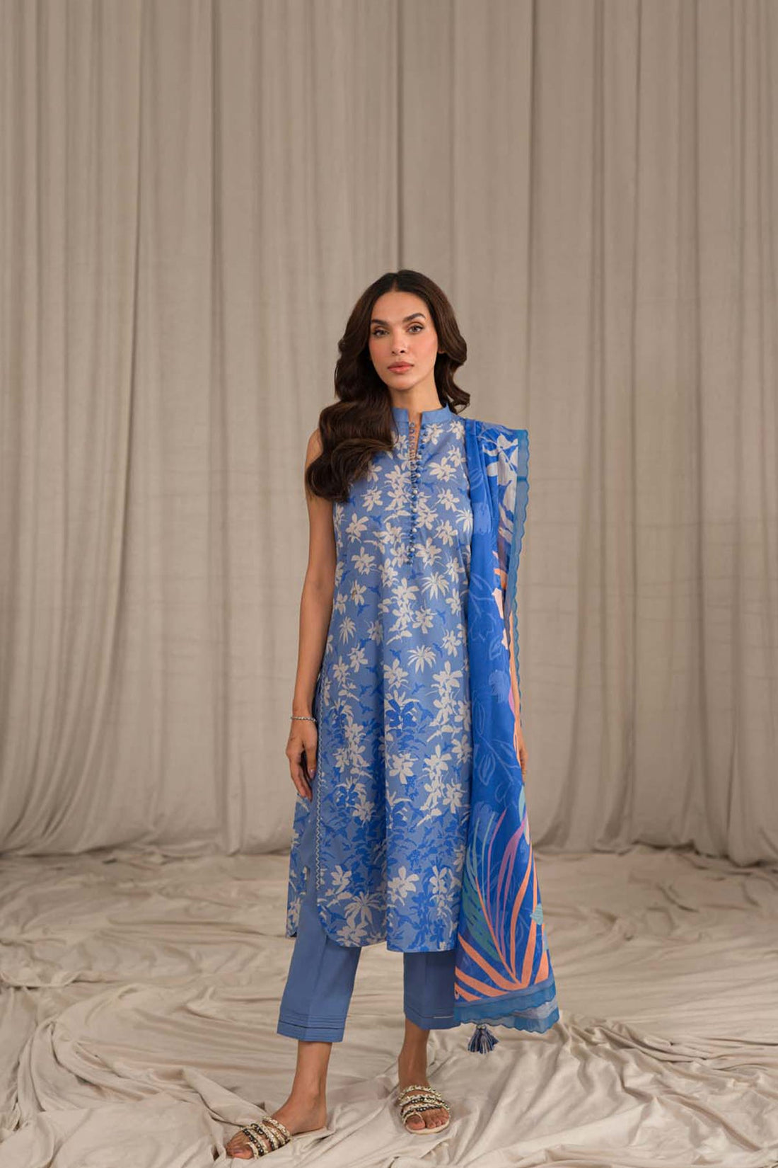 Sahar | Print Edit SS24 | P-02 - Khanumjan  Pakistani Clothes and Designer Dresses in UK, USA 