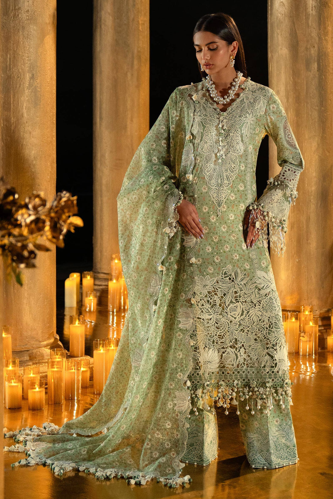 Sana Safinaz | Luxury Collection 24 | L241-005B-3CU - Khanumjan  Pakistani Clothes and Designer Dresses in UK, USA 