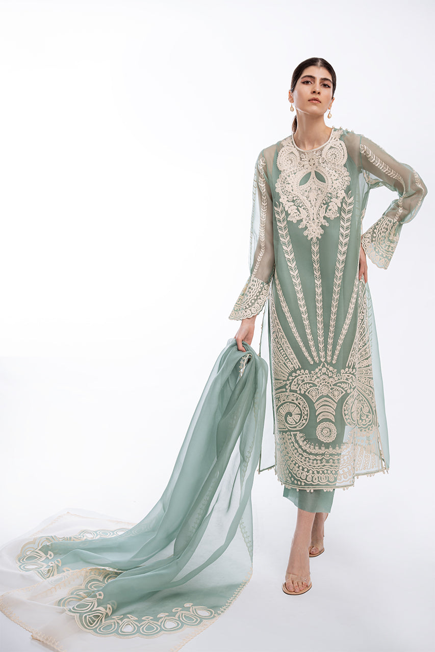 Sania Maskatiya | Eid Collection | Layan (B) - Khanumjan  Pakistani Clothes and Designer Dresses in UK, USA 