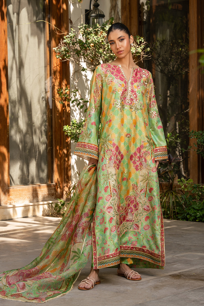 Sania Maskatiya | Eid Collection | Aliza (B) - Khanumjan  Pakistani Clothes and Designer Dresses in UK, USA 