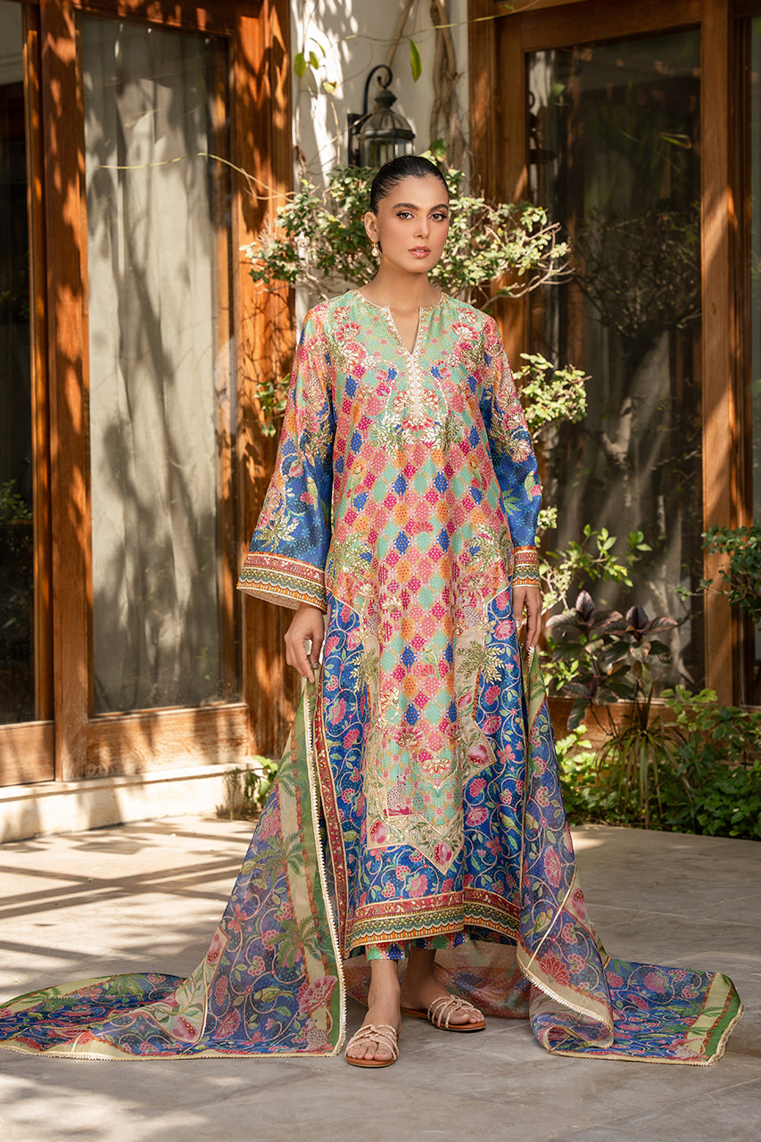 Sania Maskatiya | Eid Collection | Aliza (C) - Khanumjan  Pakistani Clothes and Designer Dresses in UK, USA 