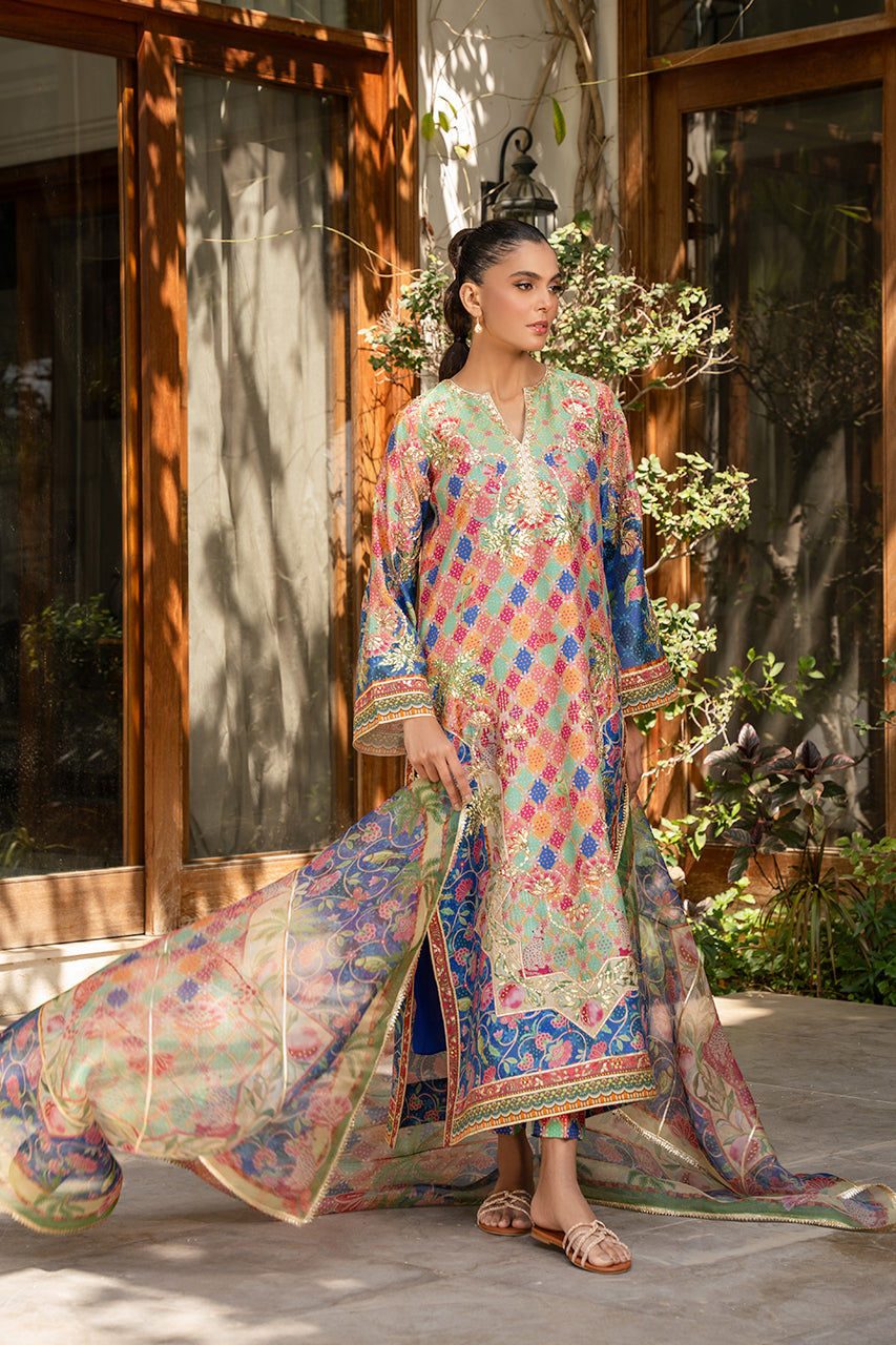 Sania Maskatiya | Eid Collection | Aliza (C) - Khanumjan  Pakistani Clothes and Designer Dresses in UK, USA 