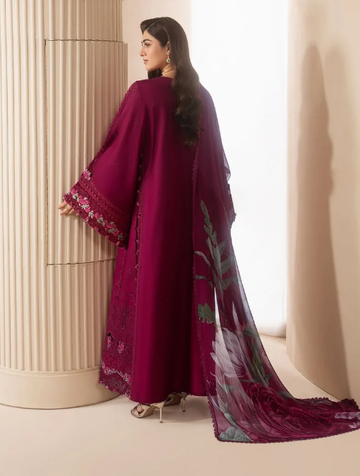 Elaf Premium | E Craft Chikankari 26 |EHC-4A GARNET