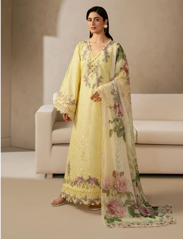 Elaf Premium | E Craft Chikankari 26 |EHC-3A SUNSTONE