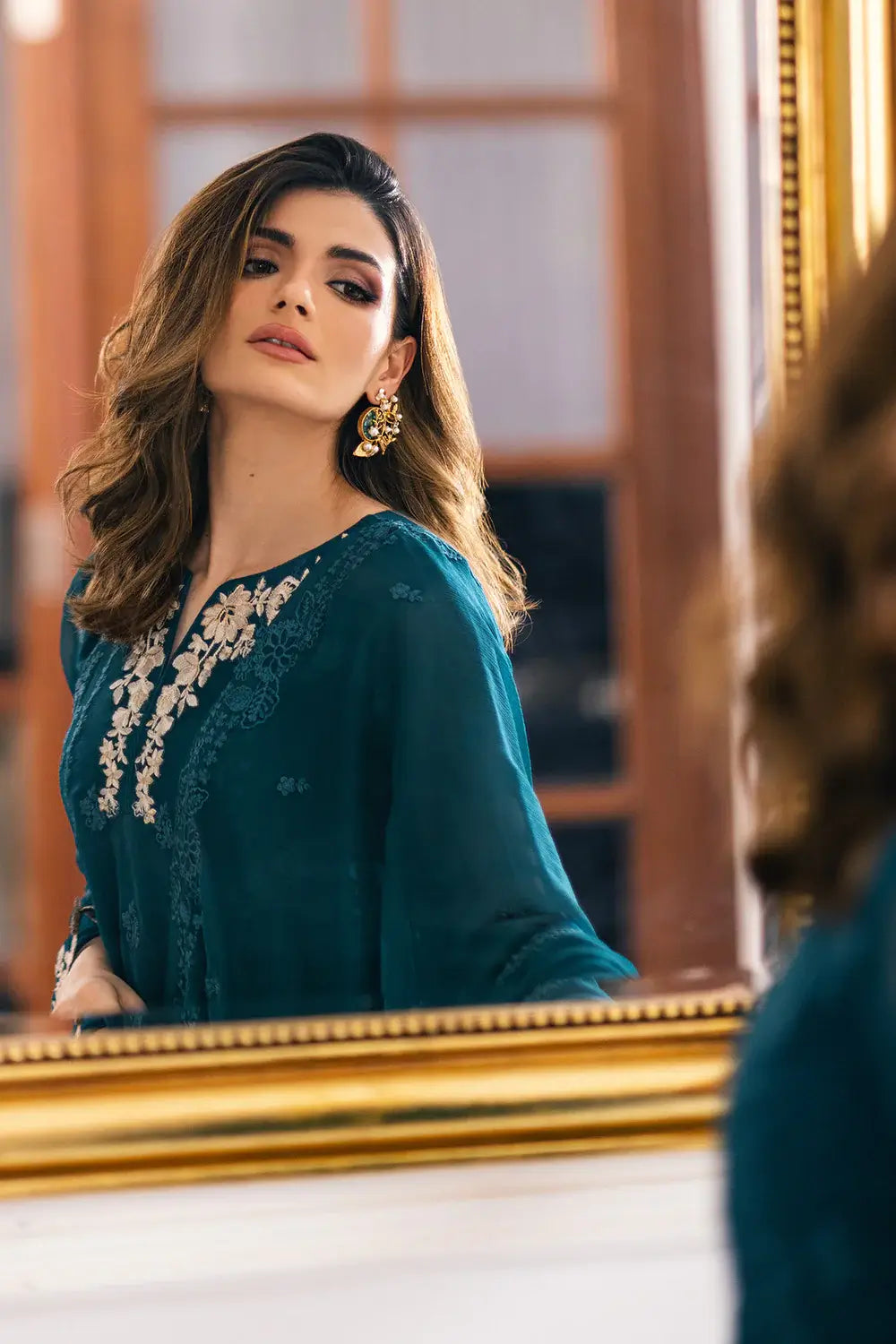 Azure | Embroidered Ensembles 23 | Seaweed - Khanumjan  Pakistani Clothes and Designer Dresses in UK, USA 