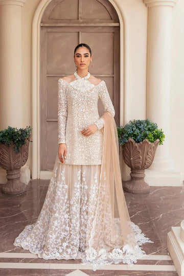 Musferah Saad | Symphony Wedding Formals | Radiant Pearl