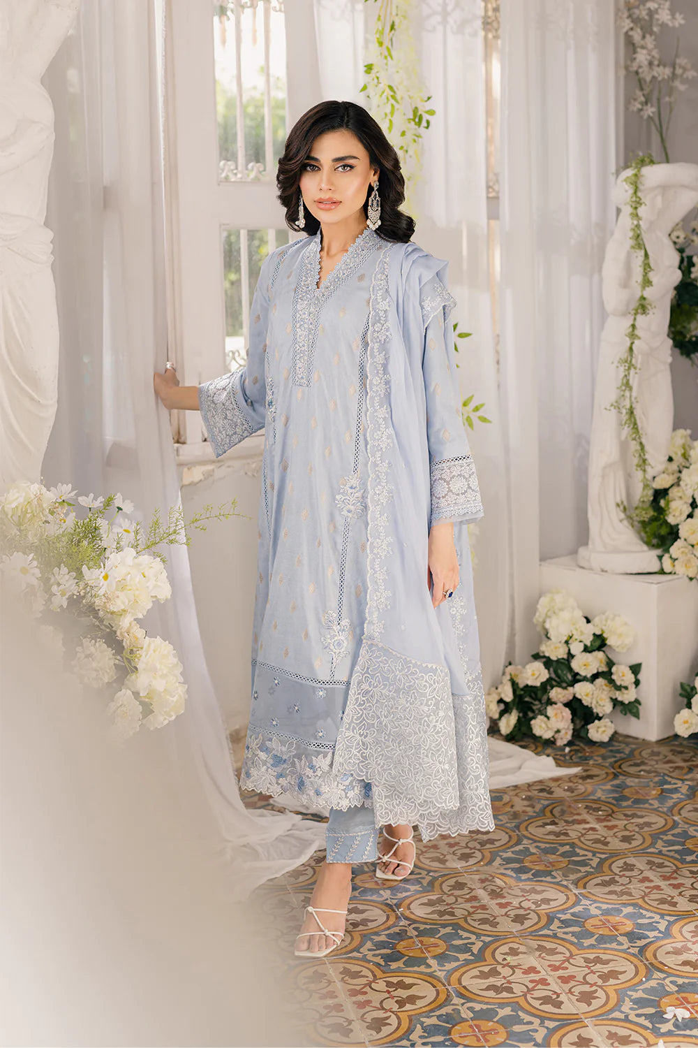 Azure | Ensembles Embroidered Formals | Slate Symphony - Khanumjan  Pakistani Clothes and Designer Dresses in UK, USA 