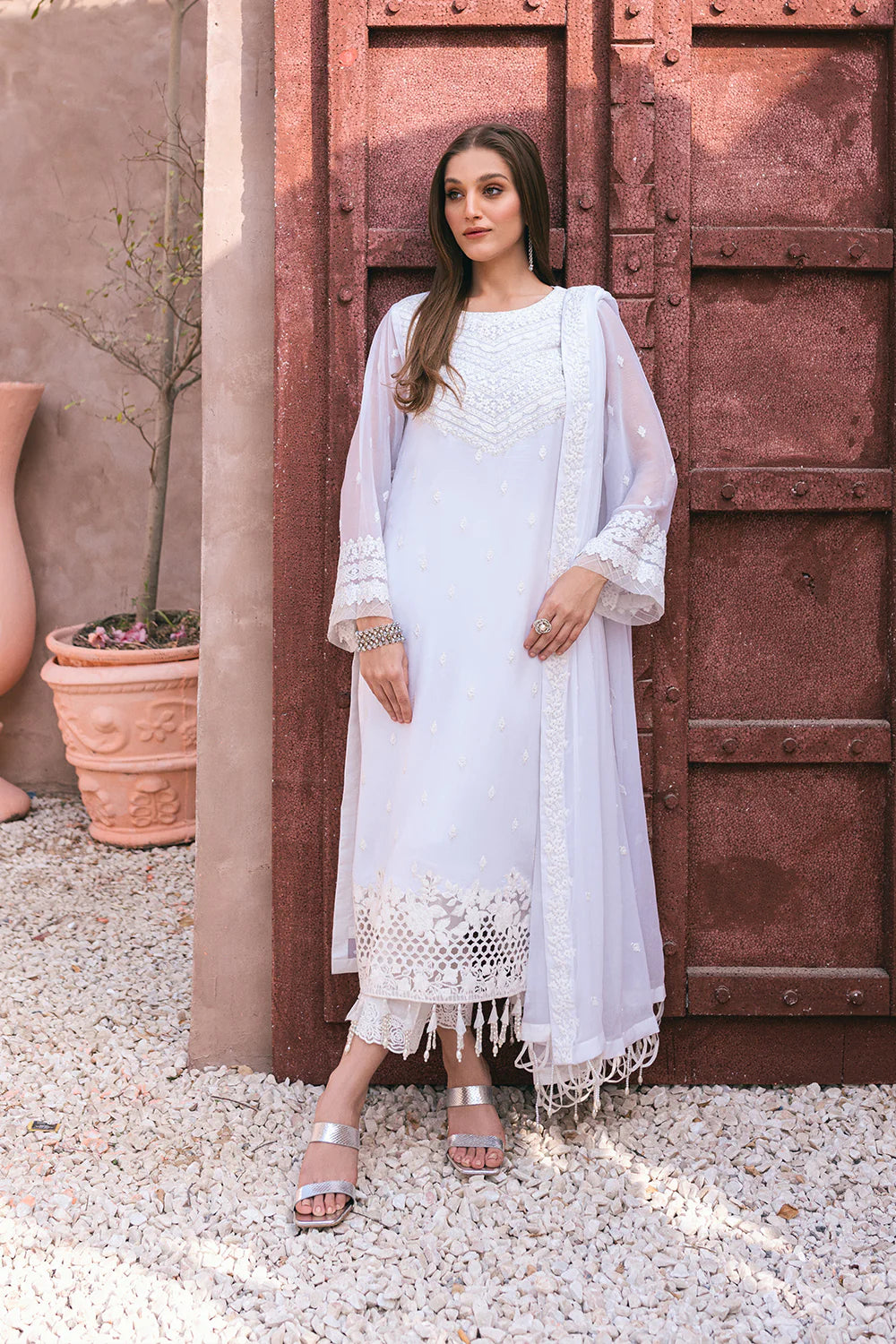 Azure | Embroidered Ensembles 3 Pcs | Snow Haze - Khanumjan  Pakistani Clothes and Designer Dresses in UK, USA 