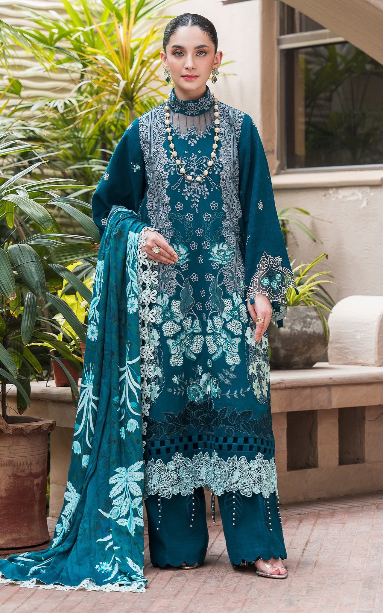 Asifa and Nabeel | Luxury Winter 24 | TEAL WL-07