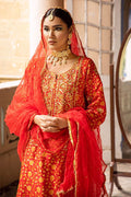 The Pink Tree Company | Wedding Wear | TANGERINE IN RED - Khanumjan  Pakistani Clothes and Designer Dresses in UK, USA 