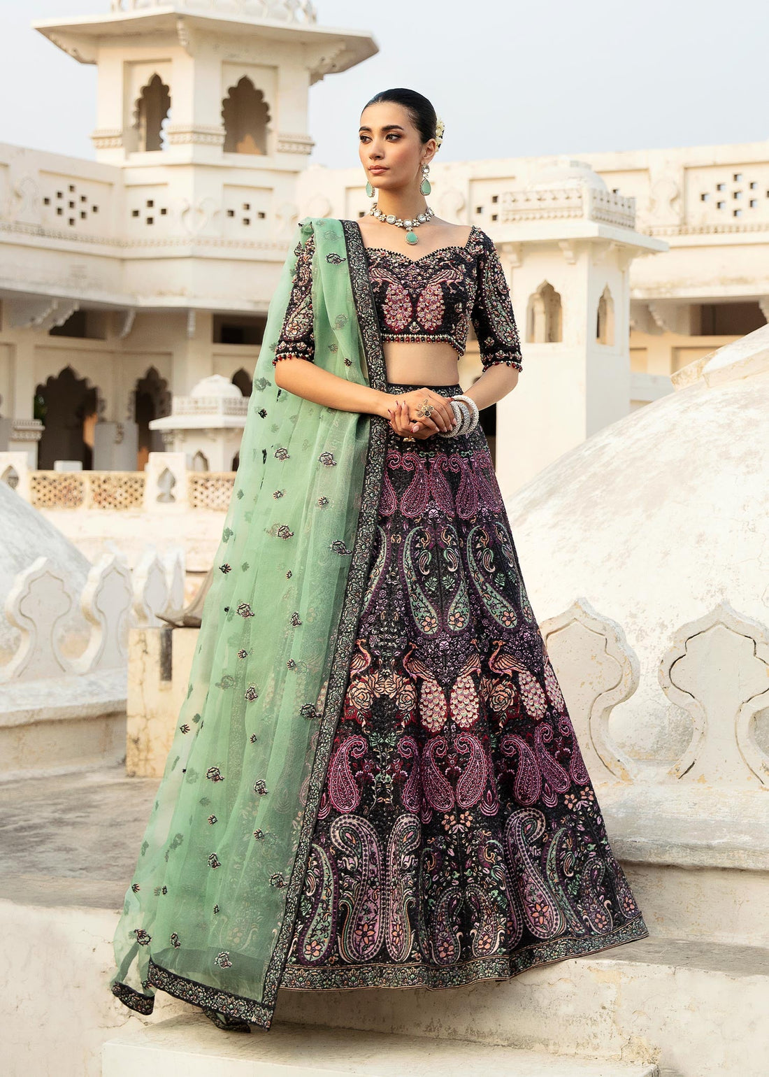 Waqas Shah | Taj Mahal | ZARQA BANO - Khanumjan  Pakistani Clothes and Designer Dresses in UK, USA 