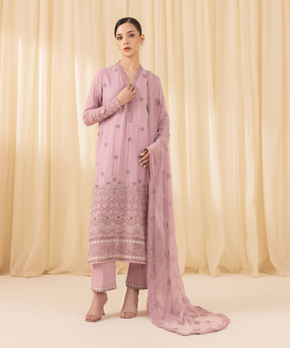 Sapphire | Festive 24 | GEORGETTE CHIFFON SUIT 16