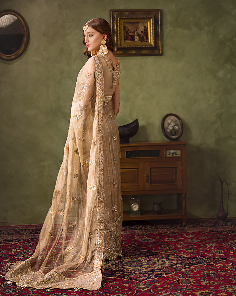 Ain | Aroosh Luxury Formals 24 | AR-82 NAZNEEN (Gold)