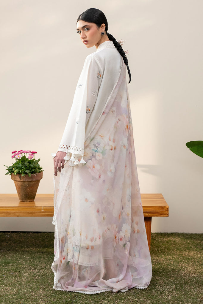 Cross Stitch | Emb Lawn Mahiri 26 | PRISTINE IVORY