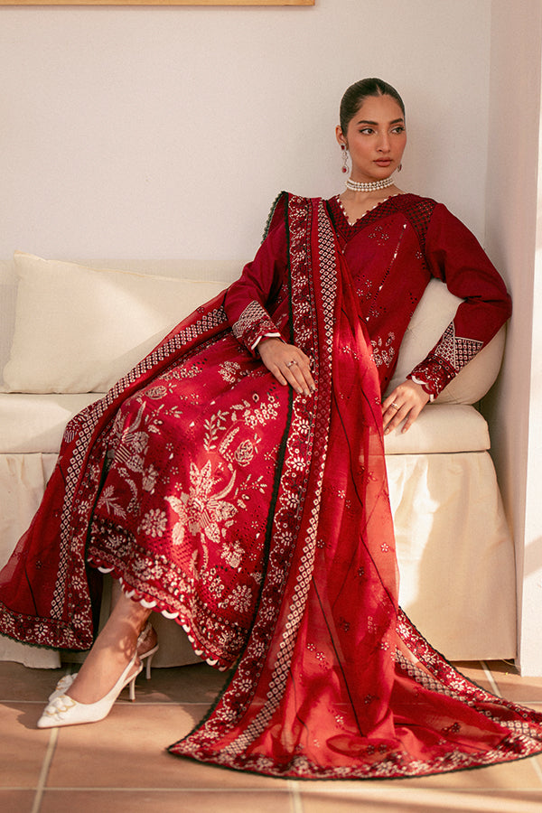 Saffron | Mystere Festive Lawn | Selah - Khanumjan  Pakistani Clothes and Designer Dresses in UK, USA 
