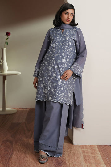 Cross Stitch | Mahiri Embroidered Collection 26 | SLATE PETALS