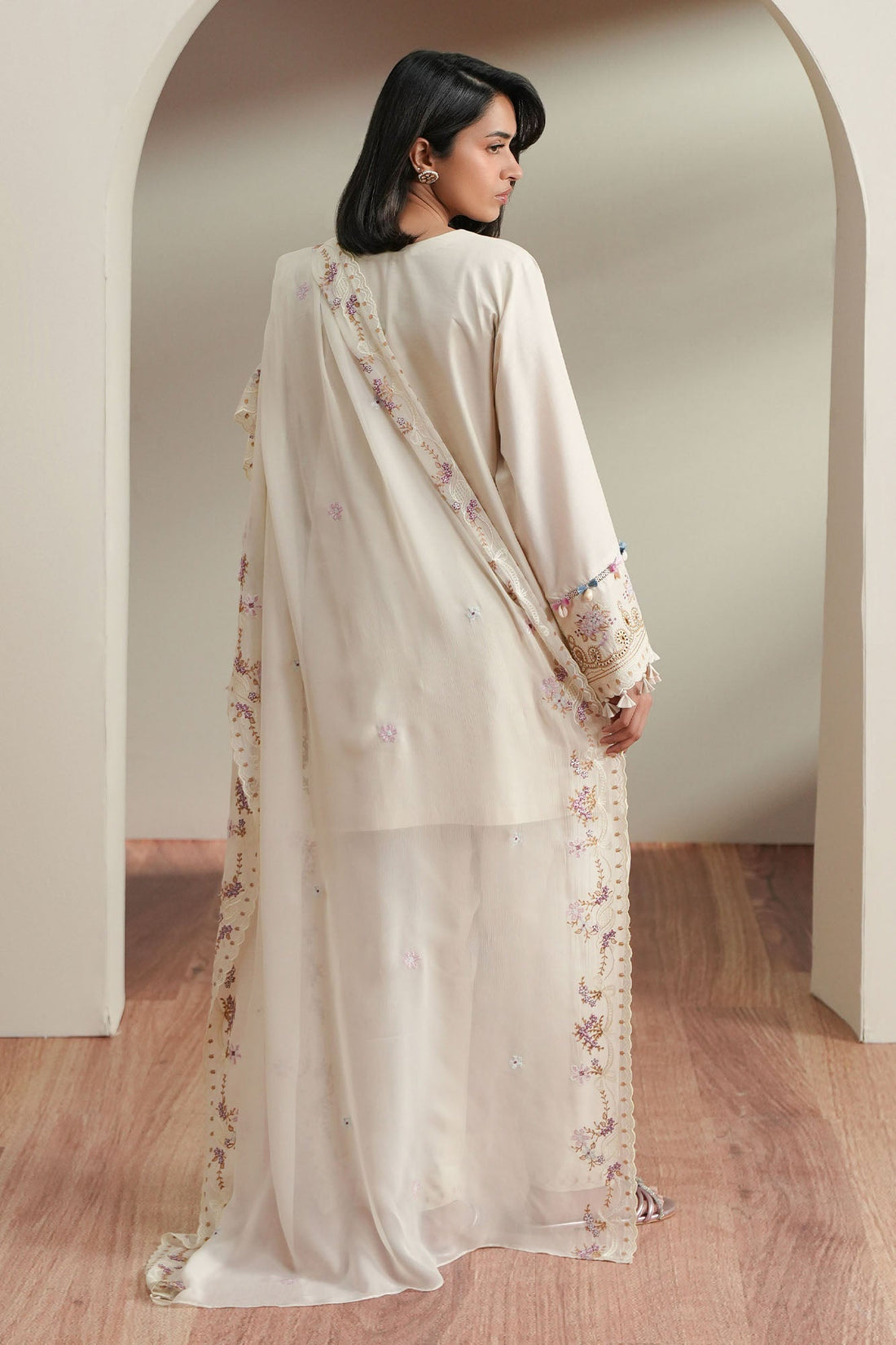 Cross Stitch | Mahiri Embroidered Collection 26 | VORY MOSIAC