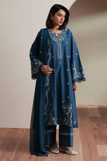 Cross Stitch | Mahiri Embroidered Collection 26 |SAPPHIRE GARDEN