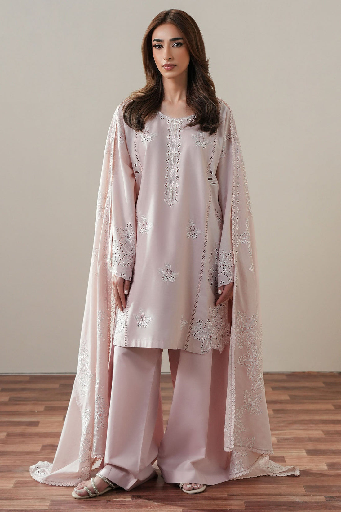 Cross Stitch | Mahiri Embroidered Collection 26 |PETAL DUSK