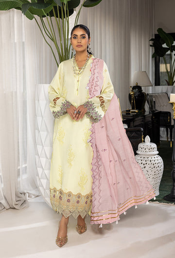 Humdum | Charlotte Chikankari  Lawn | D06 - Khanumjan  Pakistani Clothes and Designer Dresses in UK, USA 