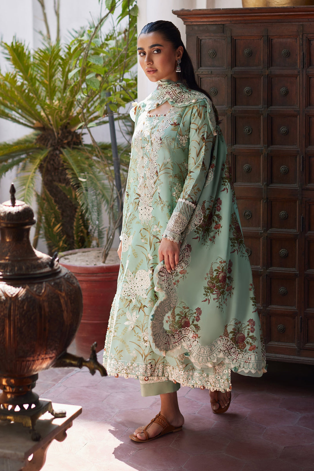 Zaha | Festive Lawn 24 | MEHR (ZF24-04) - Khanumjan  Pakistani Clothes and Designer Dresses in UK, USA 