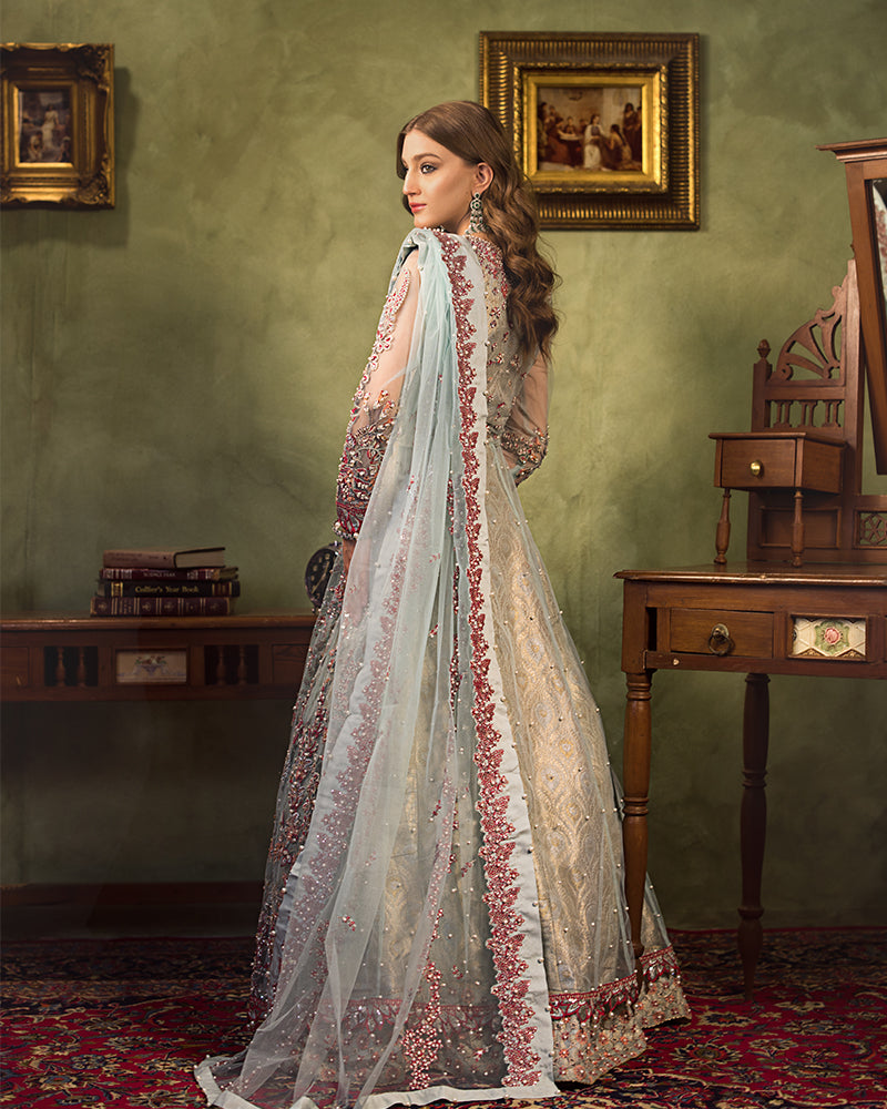 Ain | Aroosh Luxury Formals 24 | AR-93 ALEESHA (Ice Grey)