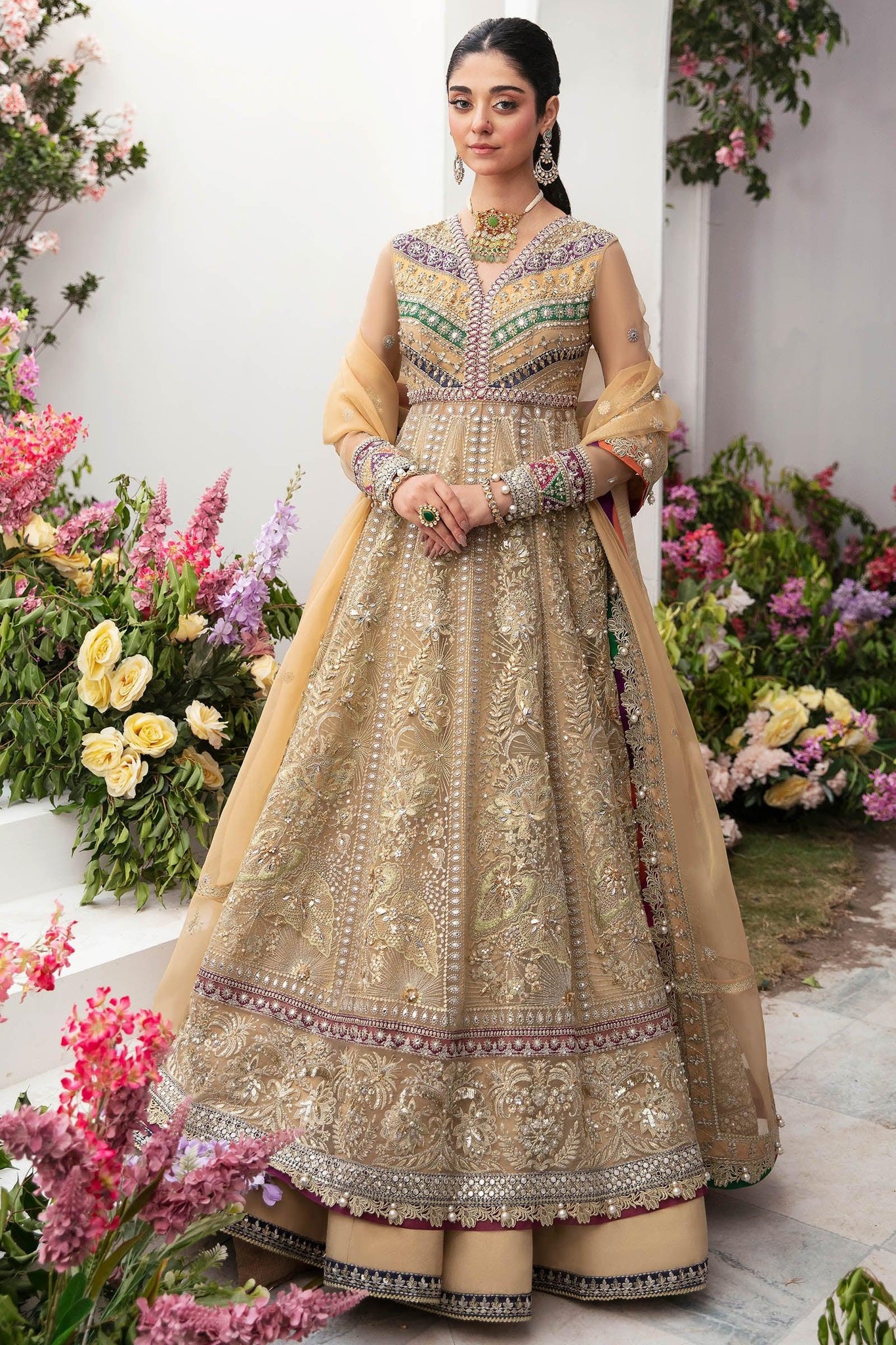 Zaha | Gossamer Formals 23 | ALYSIAH (ZC23-01) - Khanumjan  Pakistani Clothes and Designer Dresses in UK, USA 