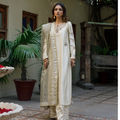 Wahajmkhan | Bahar Begum Formals | IVORY RAW BAHAR - Khanumjan  Pakistani Clothes and Designer Dresses in UK, USA 