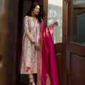 Wahajmkhan | Bahar Begum Formals | TISSUE PINK & MAGENTA SHAWL - Khanumjan  Pakistani Clothes and Designer Dresses in UK, USA 