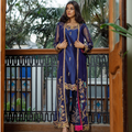 Wahajmkhan | Bahar Begum Formals | NAVY BEGUM JACKET - Khanumjan  Pakistani Clothes and Designer Dresses in UK, USA 