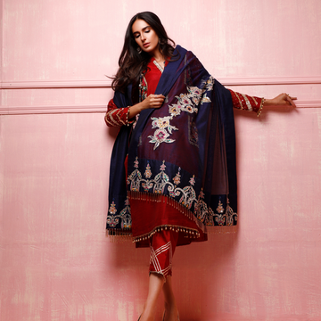 Wahajmkhan | Festive Fiesta Formals | RED ROUGE - Khanumjan  Pakistani Clothes and Designer Dresses in UK, USA 