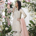 Wahajmkhan | Eden wedding Formals | GOLD GHARARA SUIT - Khanumjan  Pakistani Clothes and Designer Dresses in UK, USA 