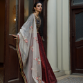 Wahajmkhan | Bahar Begum Formals | BLACK & MAROON BEGUM LEHNGA - Khanumjan  Pakistani Clothes and Designer Dresses in UK, USA 