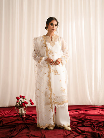 Fozia Khalid | Eid Edit 24 | Elvana - Khanumjan  Pakistani Clothes and Designer Dresses in UK, USA 