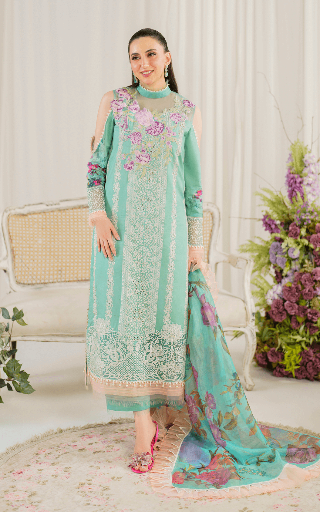 Asifa and Nabeel | Pretty in Pink Limited Edition | Water Lily (PP-3) - Khanumjan  Pakistani Clothes and Designer Dresses in UK, USA 