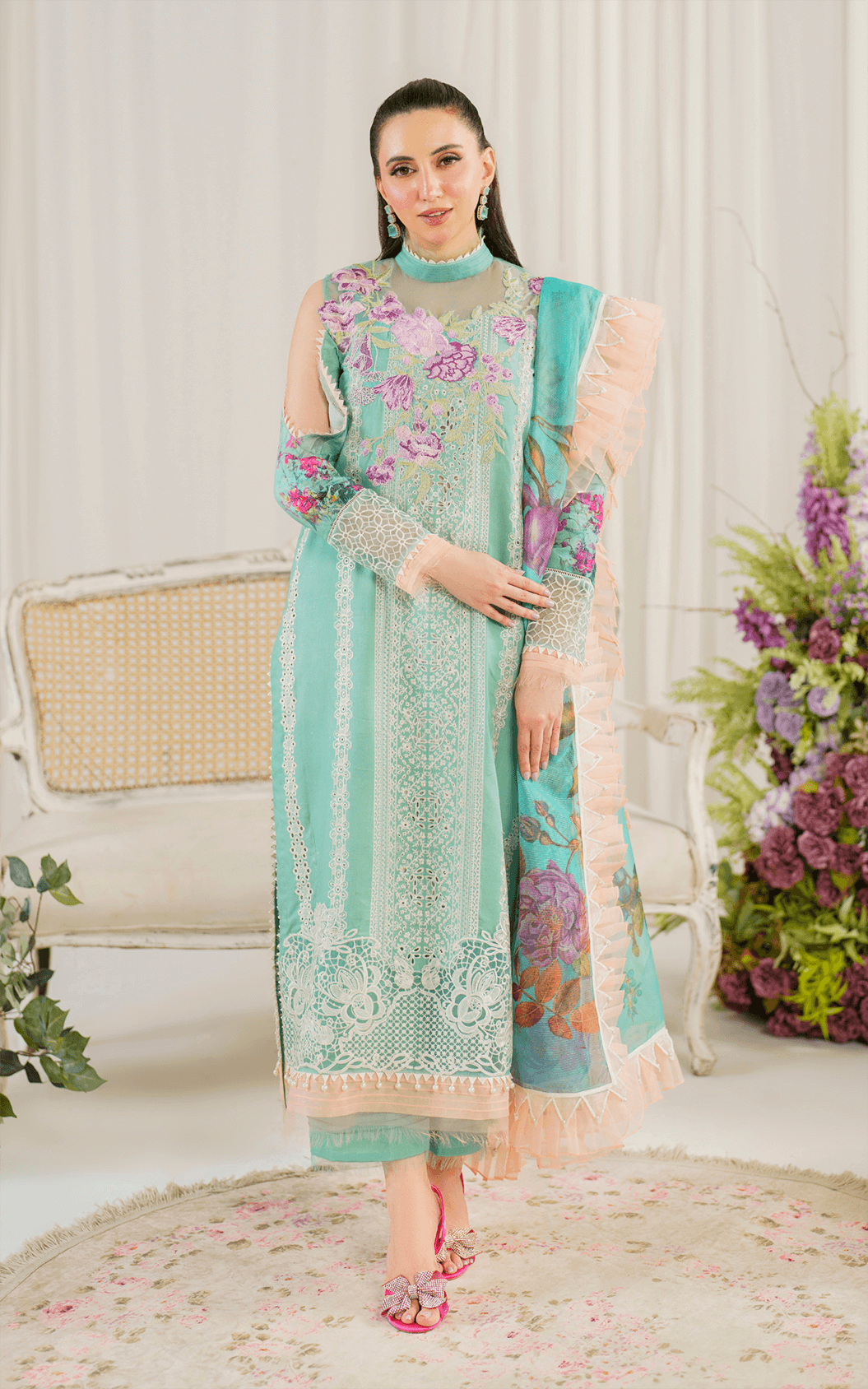 Asifa and Nabeel | Pretty in Pink Limited Edition | Water Lily (PP-3) - Khanumjan  Pakistani Clothes and Designer Dresses in UK, USA 