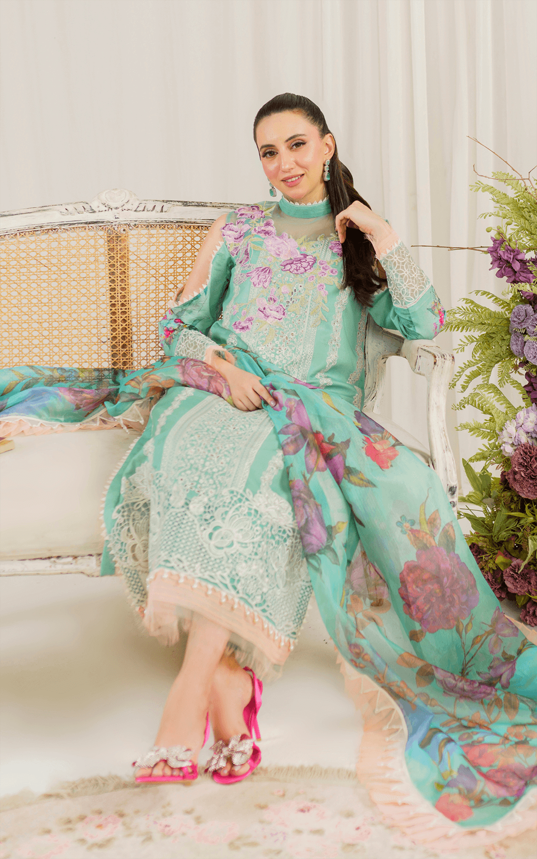 Asifa and Nabeel | Pretty in Pink Limited Edition | Water Lily (PP-3) - Khanumjan  Pakistani Clothes and Designer Dresses in UK, USA 