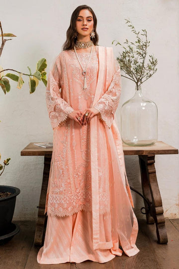 Maryum N Maria | Sorina Luxury Chiffon 23 | Peach Parfait (MW23-505) - Khanumjan  Pakistani Clothes and Designer Dresses in UK, USA 