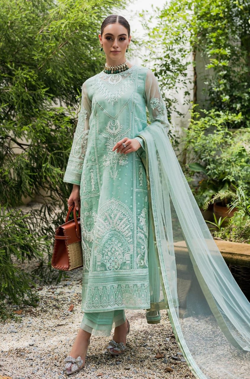 Maryum N Maria | Sorina Luxury Chiffon 23 | Beach Glass (MW23-504) - Khanumjan  Pakistani Clothes and Designer Dresses in UK, USA 