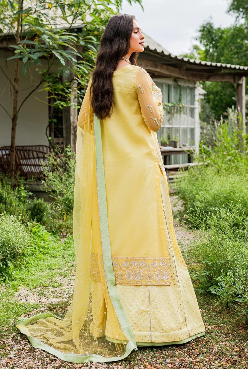 Maryum N Maria | Sorina Luxury Chiffon 23 | Lemon Zest (MW23-508) - Khanumjan  Pakistani Clothes and Designer Dresses in UK, USA 