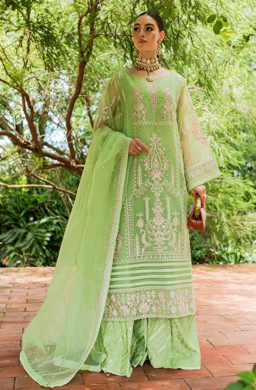 Maryum N Maria | Sorina Luxury Chiffon 23 | Lilly Green (MW23-506) - Khanumjan  Pakistani Clothes and Designer Dresses in UK, USA 